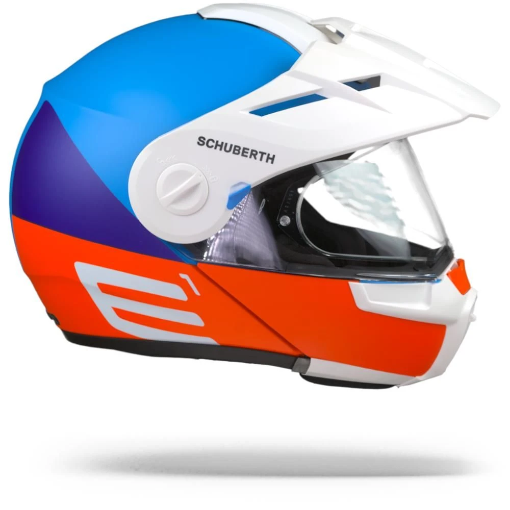 Schuberth E1 Cut Blauw Adventure Helm 4 Schuberth E1 Cut Blauw Adventure Helm - Afbeelding 4