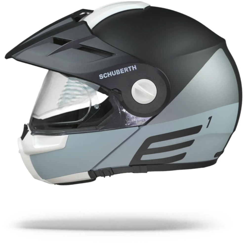 Schuberth E1 Cut Grijs Adventure Helm 5 Schuberth E1 Cut Grijs Adventure Helm - Afbeelding 5