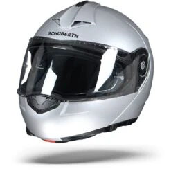 Schuberth C3 Pro Glans Zilver Systeemhelm 8 Schuberth C3 Pro Glans Zilver Systeemhelm -Motoronderdelen Winkel schuberthc3proglossysilver.04
