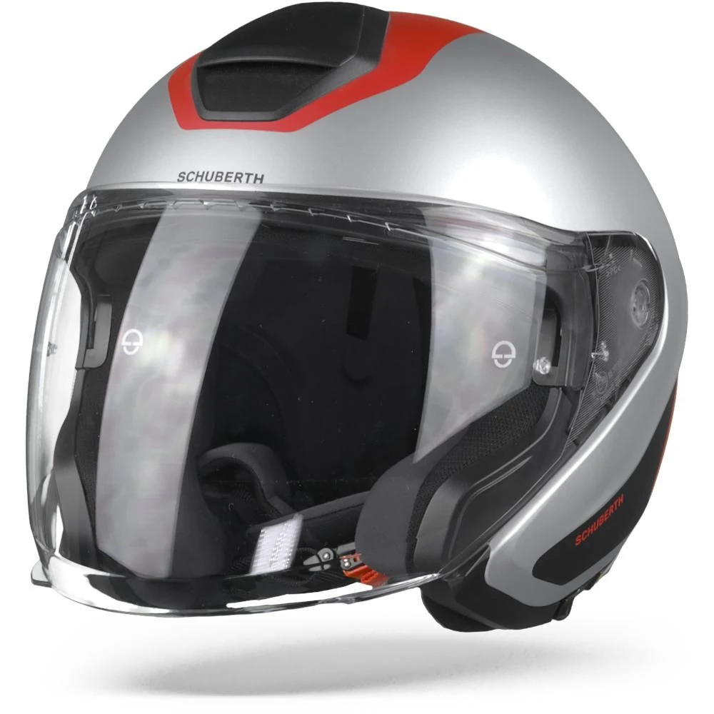Schuberth M1 Pro Triple Rood Jethelm 4 Schuberth M1 Pro Triple Rood Jethelm - Afbeelding 4