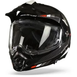 Scorpion ADX-2 Camino Zwart-Silver-Rood Adventure Helm -Motoronderdelen Winkel scorpion adx 2 camino black silver red frontpage
