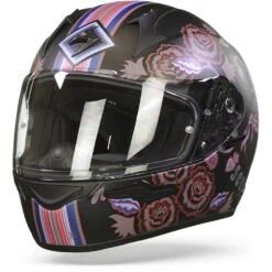 Scorpion EXO-390 Chica II Mat Zwart Roze Integraalhelm -Motoronderdelen Winkel scorpion exo 390 chica ii black pink frontpage
