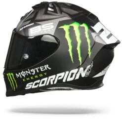Scorpion EXO-R1 Air Fabio Monster Replica Mat Zwart-Zilver Integraalhelm