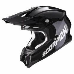 Scorpion VX-16 Evo Air Solid Zwart Crosshelm