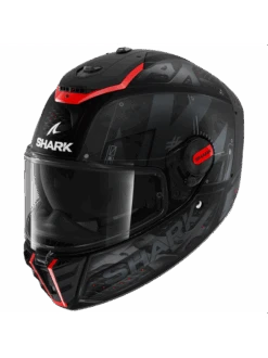 Shark Spartan RS Stingrey Mat Zwart Antraciet Rood KAR Integraalhelm -Motoronderdelen Winkel shark spartan rs stingrey mat black anthracite red kar 1