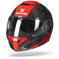 Shark Spartan Carbon 1.2 Skin Carbon DRR Rood Rood Integraalhelm -Motoronderdelen Winkel shark spartan carbon skin drr red red.04 1