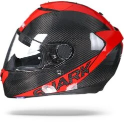 Shark Spartan Carbon 1.2 Skin Carbon DRR Rood Rood Integraalhelm -Motoronderdelen Winkel shark spartan carbon skin drr red red.10 1