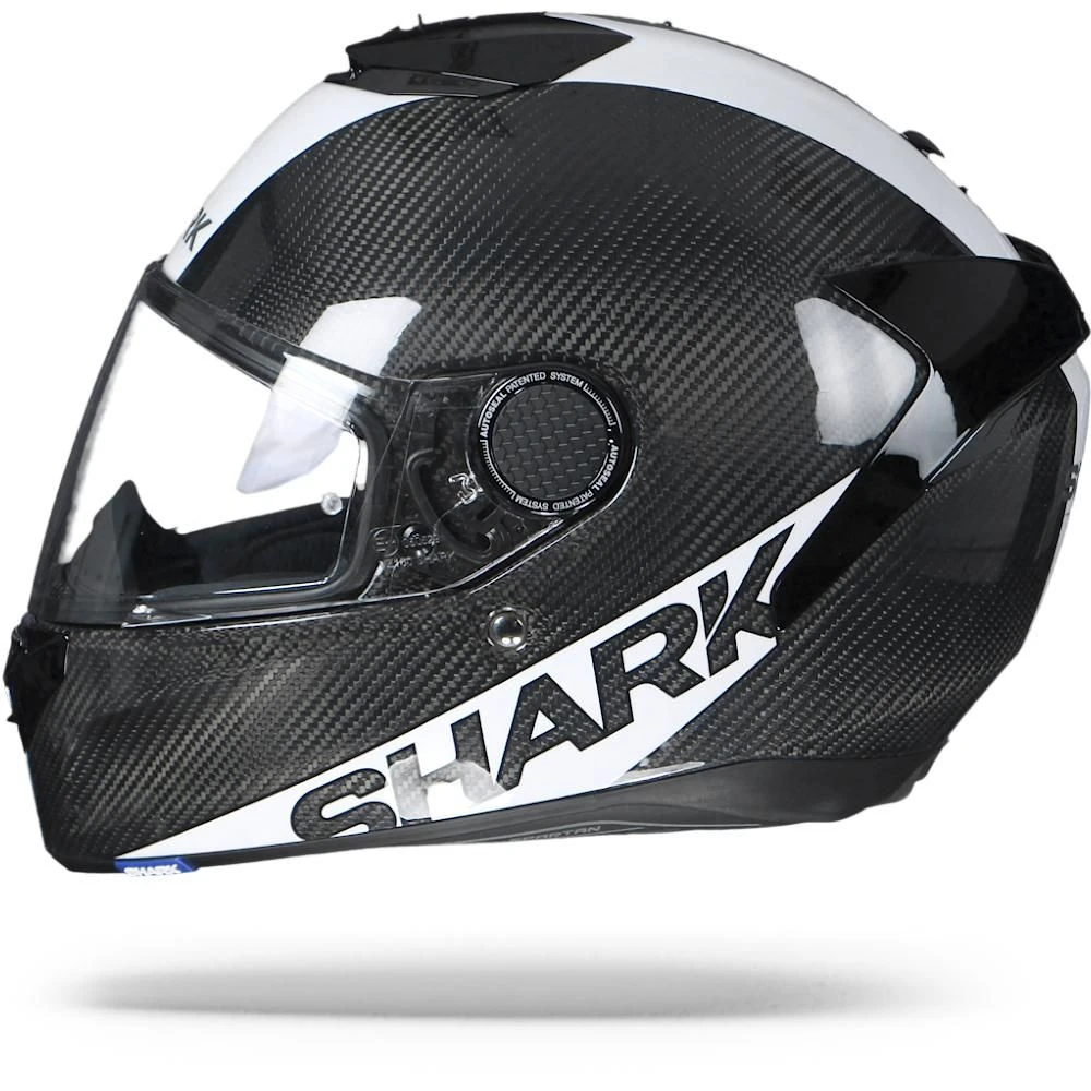 Shark Spartan Carbon 1.2 Skin Carbon DWS Wit Zilver Integraalhelm 3 Shark Spartan Carbon 1.2 Skin Carbon DWS Wit Zilver Integraalhelm - Afbeelding 3