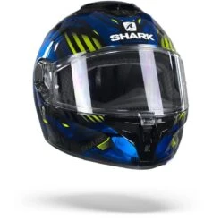 Shark Spartan GT Replikan KUB Zwart Chrome Blauw Integraalhelm -Motoronderdelen Winkel sharkspartangtreplikankub.35
