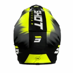 SHOT Furious Versus Neon Geel Mat Crosshelm