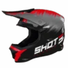 SHOT Furious Versus Rood Glanzend Crosshelm