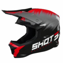 SHOT Furious Versus Rood Glanzend Crosshelm