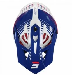 SHOT Lite Fury Navy Rood Glanzend Crosshelm