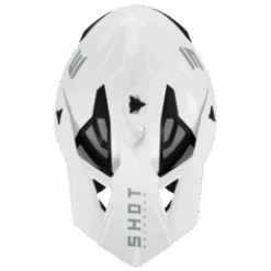 SHOT Lite Solid Wit Glanzend 2.0 Crosshelm -Motoronderdelen Winkel shot helmet lite solid white glossy 2 02