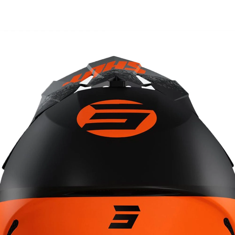 SHOT Peak Furious Roll Black Orange Matt 2 SHOT Peak Furious Roll Black Orange Matt - Afbeelding 2