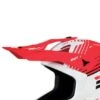 Shot Peak Lite Fury White Red Glossy