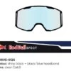Spect Red Bull Strive Mx Goggles Single Lens Black Blue Clear