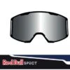 Spect Red Bull Strive Mx Goggles Single Lens Matt Black Silver