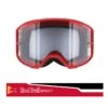 Spect Red Bull Strive Mx Goggles Single Lens Red Black Clear