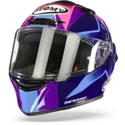 Suomy Track 1 Bastianini Replica Blauw Paars Integraalhelm 9 Suomy Track 1 Bastianini Replica Blauw Paars Integraalhelm -Motoronderdelen Winkel suomy track 1 bastianini replica blue purple frontpage