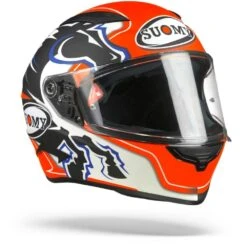 Suomy Speedstar Zerofour Mat Rood Wit Zwart Integraalhelm -Motoronderdelen Winkel suomy speedstar zerofour.33 1