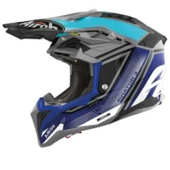 Airoh Aviator 3 League Blauw Offroad Helm