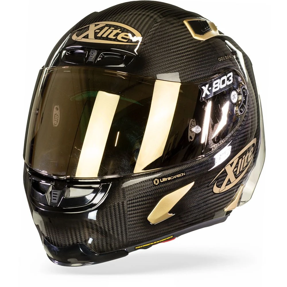 X-Lite X-803 RS Ultra Carbon Golden Edition 033 Integraalhelm 6 X-Lite X-803 RS Ultra Carbon Golden Edition 033 Integraalhelm - Afbeelding 6