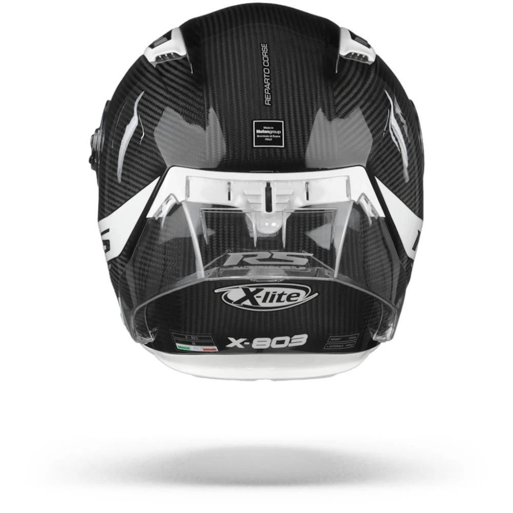 X-Lite X-803 RS Ultra Carbon Hot Lap 14 Carbon Zwart Wit Integraalhelm 4 X-Lite X-803 RS Ultra Carbon Hot Lap 14 Carbon Zwart Wit Integraalhelm - Afbeelding 4