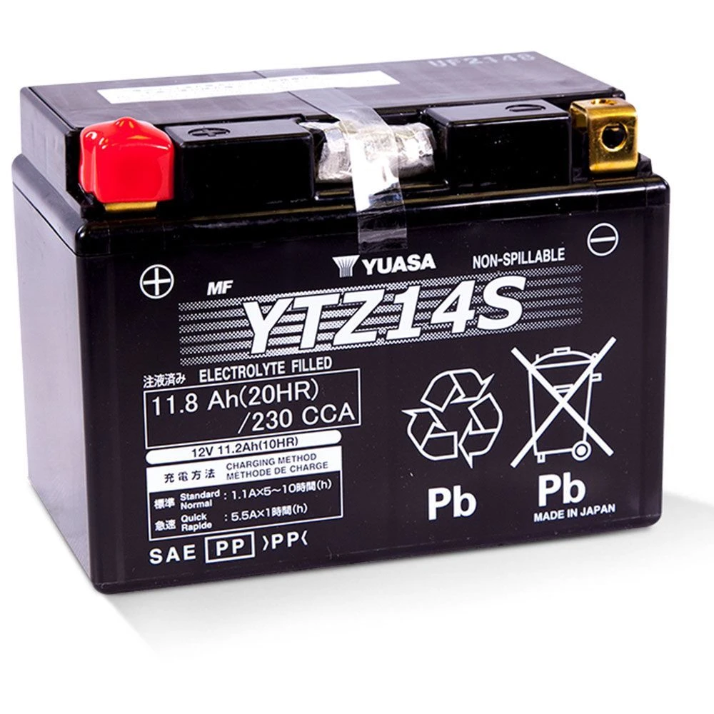 Yuasa TTZ14S (WC) Onderhoudsvrije Motoraccu 2 Yuasa TTZ14S (WC) Onderhoudsvrije Motoraccu - Afbeelding 2