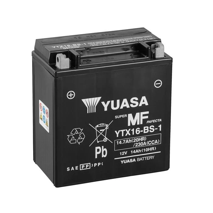Yuasa YTX16-BS-1 Combi Pack 1 Yuasa YTX16-BS-1 Combi Pack
